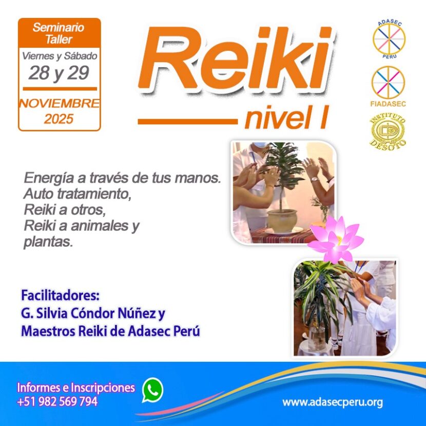 💠 Seminario Taller  REIKI Nivel I