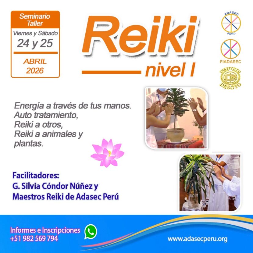 💠 Seminario Taller  REIKI Nivel I