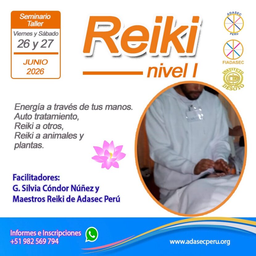 💠 Seminario Taller  REIKI Nivel I
