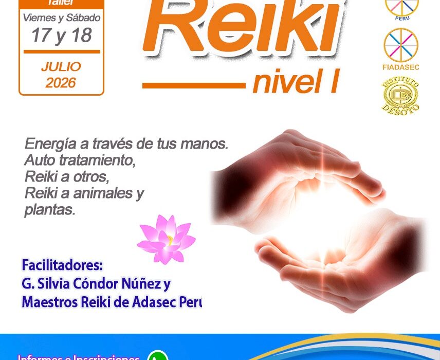 💠 Seminario Taller  REIKI Nivel I